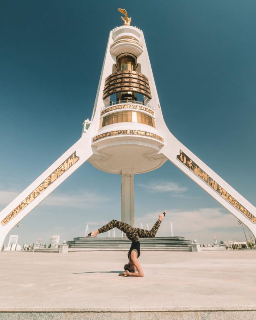 Alexis Alford at Ashgabat, Turkmenistan