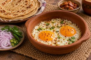 Half Fry Egg: styled serving suggestion (illustration)